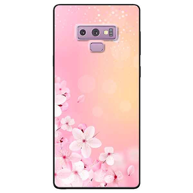Ốp lưng in cho Samsung Note 9 Mẫu Đào Hồng