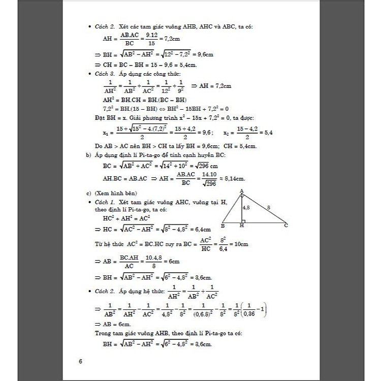 Tổng hợp các bài toán phổ dụng hình học 9 - Ảnh 3