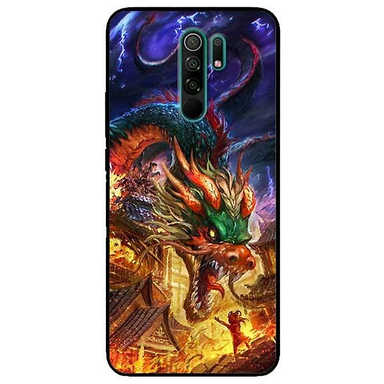 Ốp lưng dành cho Xiaomi Redmi 9 - Redmi 9A - mẫu Rồng Nổi Giận