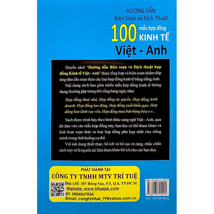 Hướng Dẫn Biên Soạn Và Dịch Thuật 100 Mẫu Hợp Đồng Kinh Tế Việt - Anh - Ảnh 2