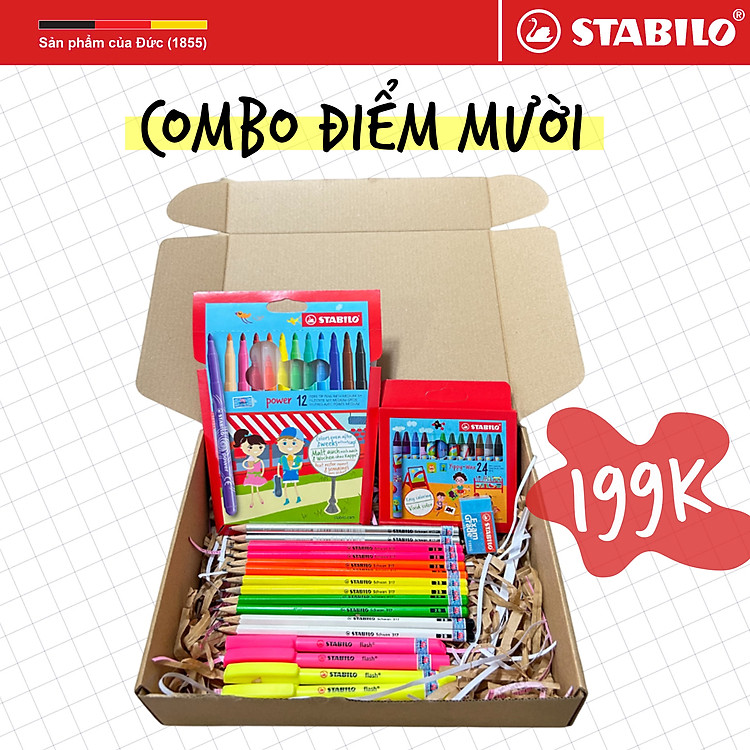 Bộ sản phẩm STABILO (19 món)