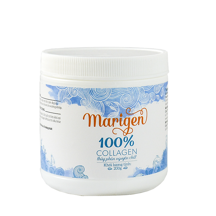Marigen collagen giảm nếp nhăn, da trắng sáng (Hũ 200g)