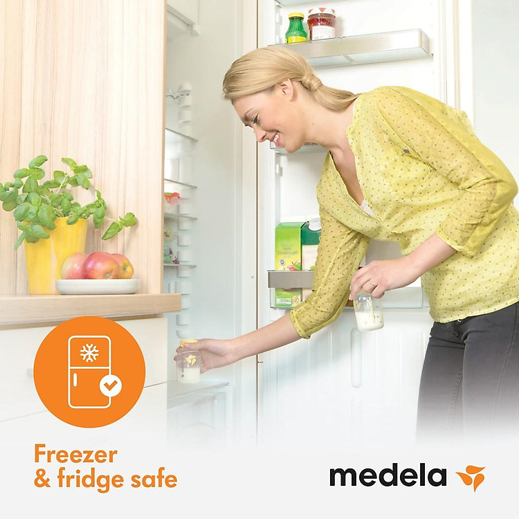Bộ 3 bình trữ sữa Medela 150ml Uy tín Tiết kiệm - Hình ảnh 4