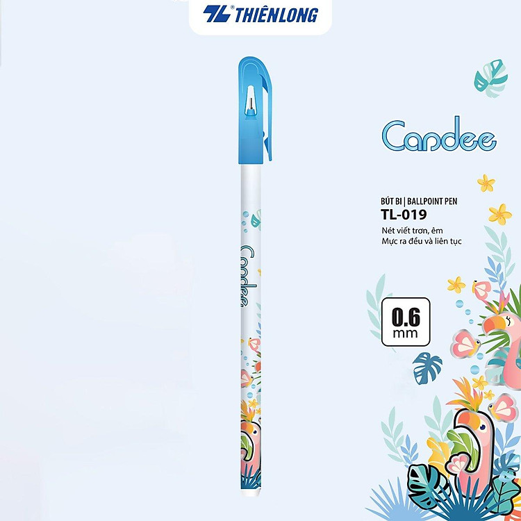 Bút bi Thiên Long TL-019 – Mực xanh