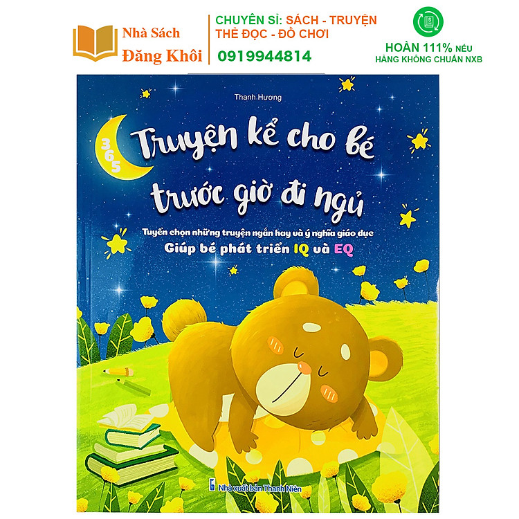 Truyện Kể Cho Bé Trước Giờ Đi Ngủ Giúp Bé Phát Triển IQ và EQ
