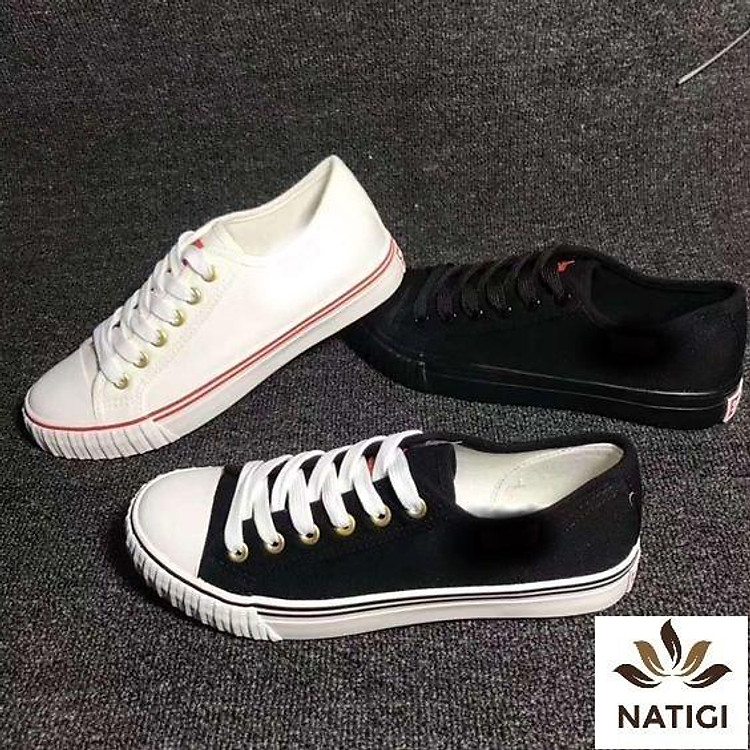Giầy vải buộc dây nữ 1 MẦU phong cách thể thao Hàn Quốc đẹp giá rẻ GVNU13