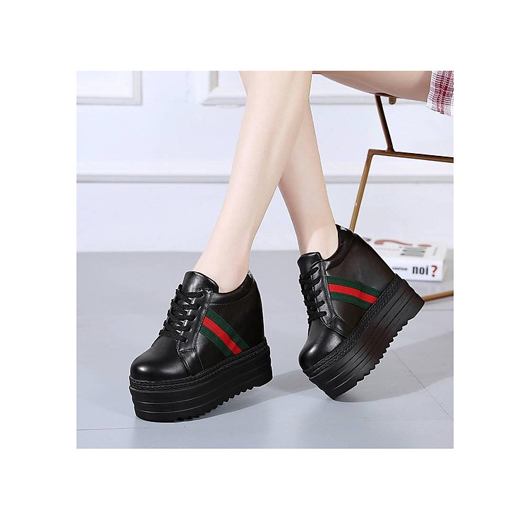 Giày bánh mì nữ đế độn cá tính siêu hot cao 11cm HN81BM