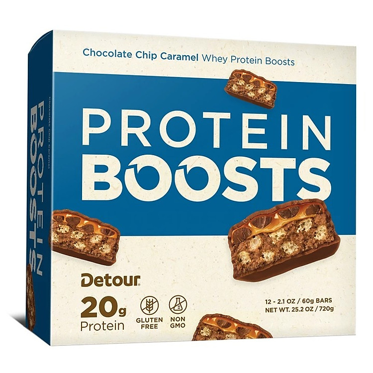 Whey Protein Bar : DETOUR SIMPLE 20g protein/bar (hộp 12 bar) nhập khẩu USA