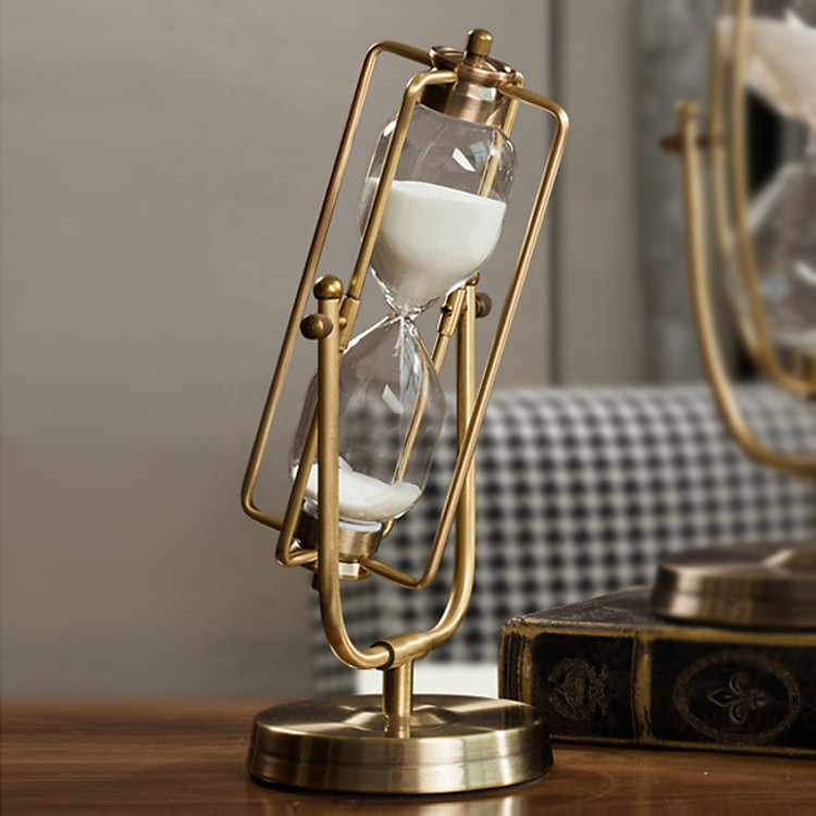 Đồng hồ cát vintage cổ điển 15 phút