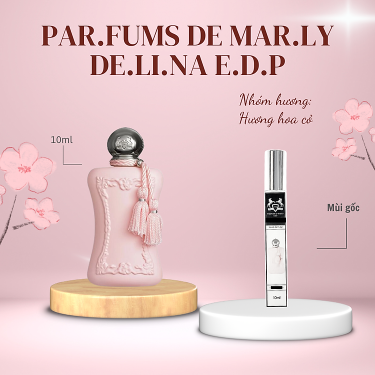 Tinh dầu nước hoa dạng xịt De.li.na quyến rũ, lôi cuốn 10ml (mùi nữ)