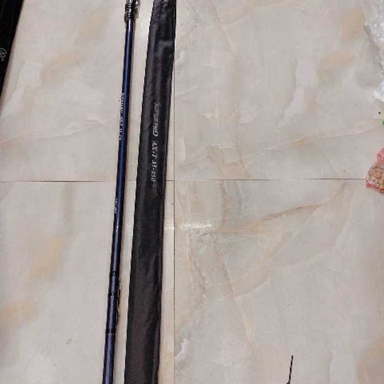 ( khuyến mại ) Cần câu cá cần lục Super pro Axt 4m5 tải cá khủng ( đại hạ giá )