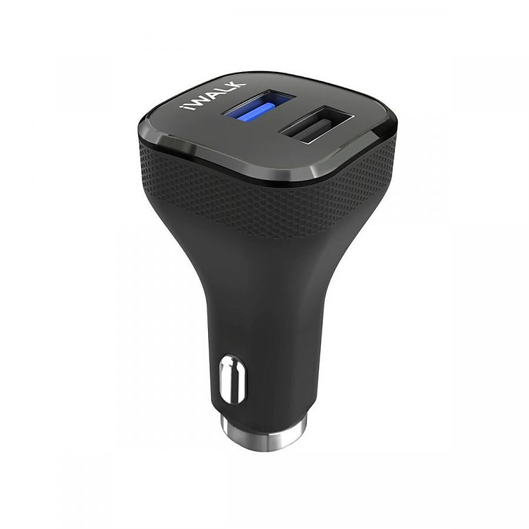 Adapter sạc xe hơi iWalk CCD006Q QC3.0 - Hàng chính hãng