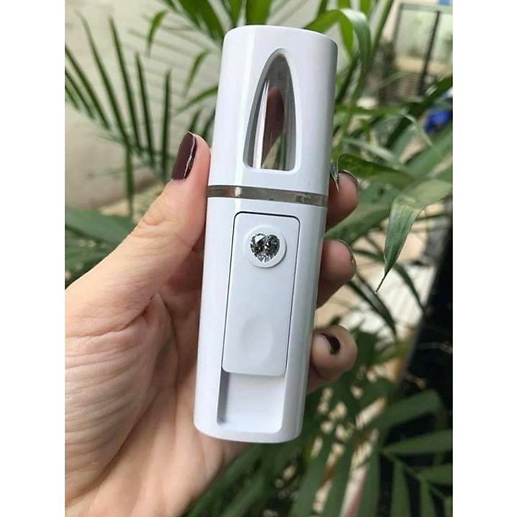 Máy Xịt Khoáng Cầm Tay Mini Nano Moisture Spray - Tặng Kèm Cọ Trang Điểm