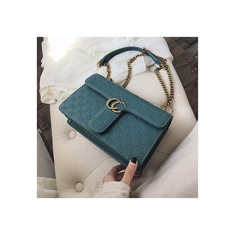 Túi xách nữ đeo chéo hàn quốc đẹp cao cấp Vimona TX20 in vân chìm sang chảnh