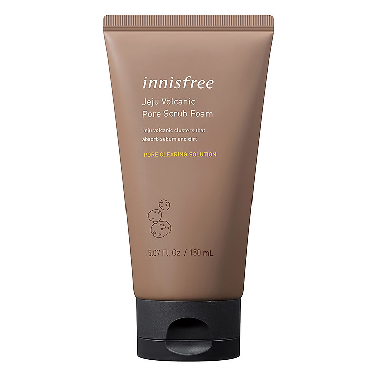 Tẩy Tế Bào Chết Từ Tro Núi Lửa Innisfree Volcanic Pore Scrub Foam - 131171059 (150ml)