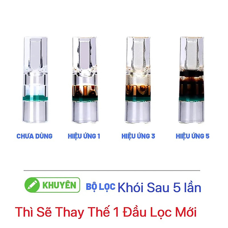 Hộp 100 Đầu Lọc Thuốc Lá Nhật Bản (kèm 4 Ron) - Ảnh 6