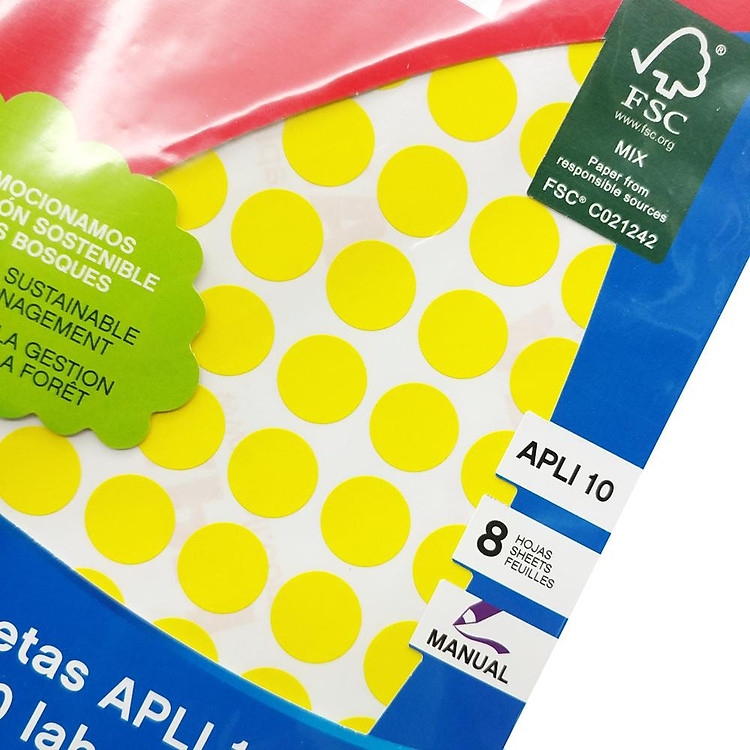 Nhãn Dán Vàng 10 Miếng 13 APLI - Ảnh 4