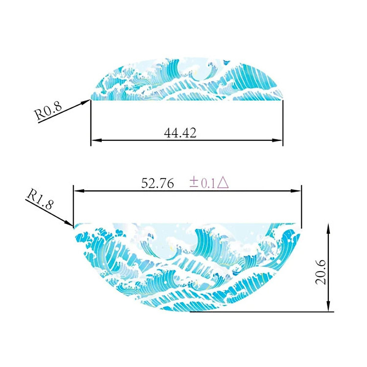 Feet chuột Glass Skates cho Lamzu Atlantis Mini - Hàng Chính Hãng