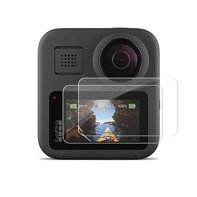 Miếng Dán Kính Cường Lực 2 mặt Cho Gopro Max