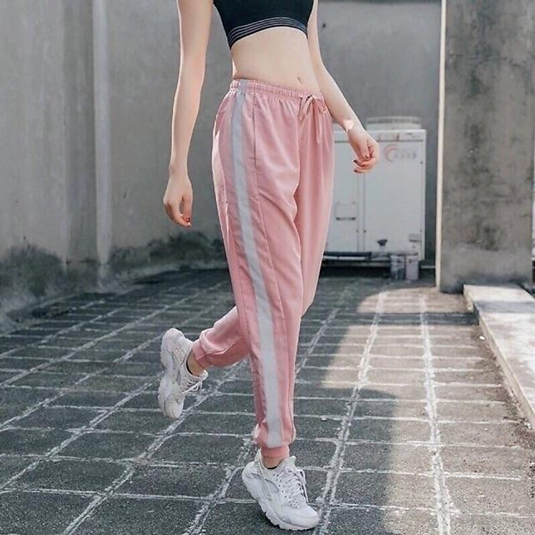 QUẦN DÀI THỂ THAO NỮ VẢI DÙ PHONG CÁCH