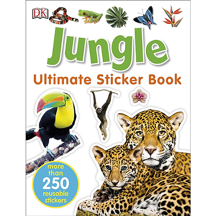 Sách Ultimate Sticker Book Jungle