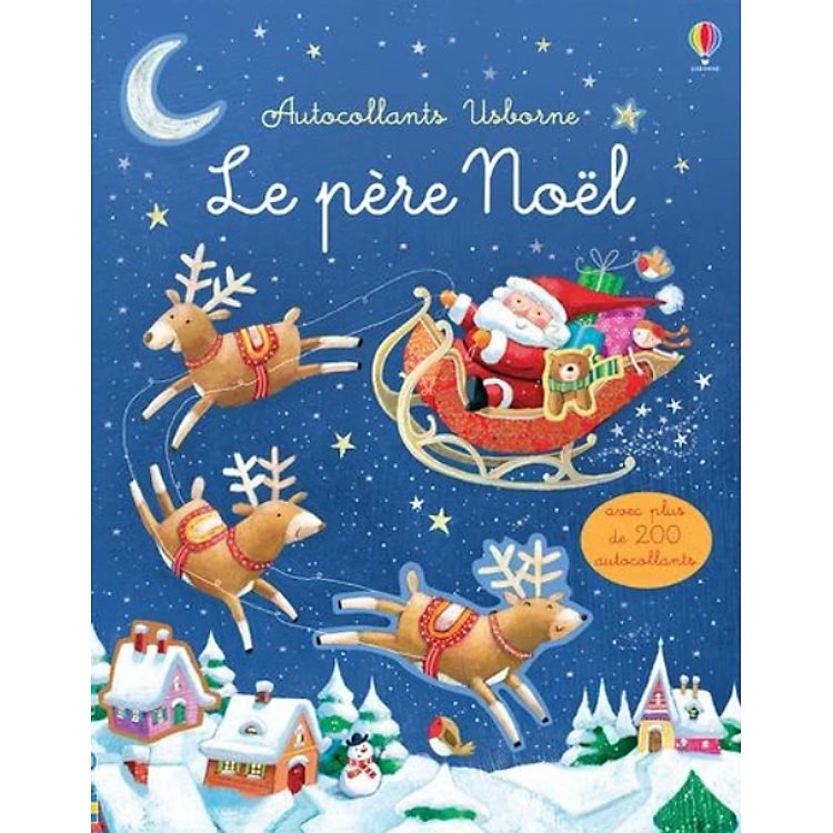 Sách Sticker tiếng Pháp: Père Noël - Premiers autocollants