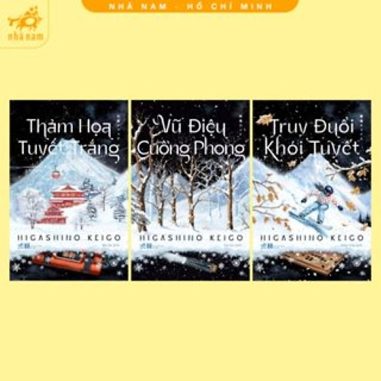 Combo sách Higashino Keigo: Truy đuổi khói tuyết + Vũ điệu cuồng phong + Thảm họa tuyết trắng (Nhã Nam HCM)
