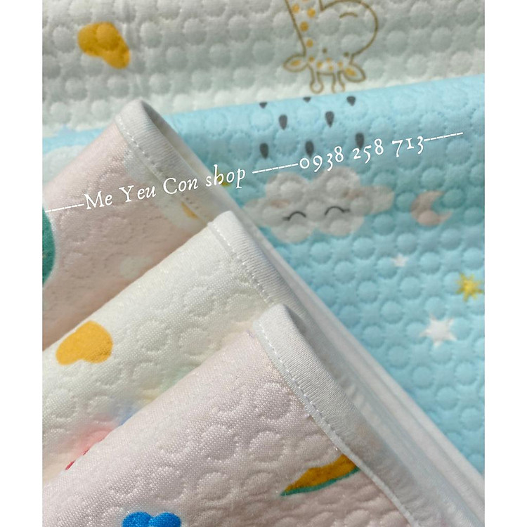 Mua Miếng lót chống thấm Cotton Organic 50x70cm Chính hãng Giá tốt - Hình ảnh 3