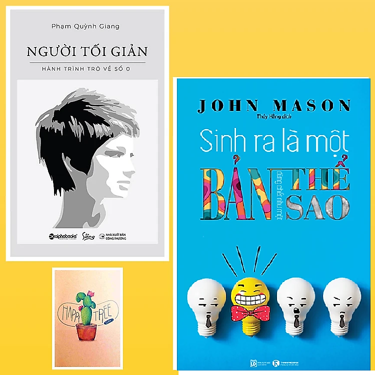 Combo Sinh Ra Là Một Bản Thể Đừng Chết Như Một Bản Sao và Người Tối Giản – Hành Trình Trở Về Số 0 ( Tặng Kèm Sổ Tay Xương Rồng)