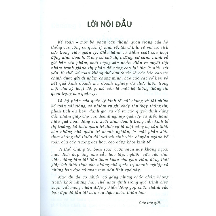 Giáo Trình Môn Học Kế Toán Quản Trị - Ảnh 3