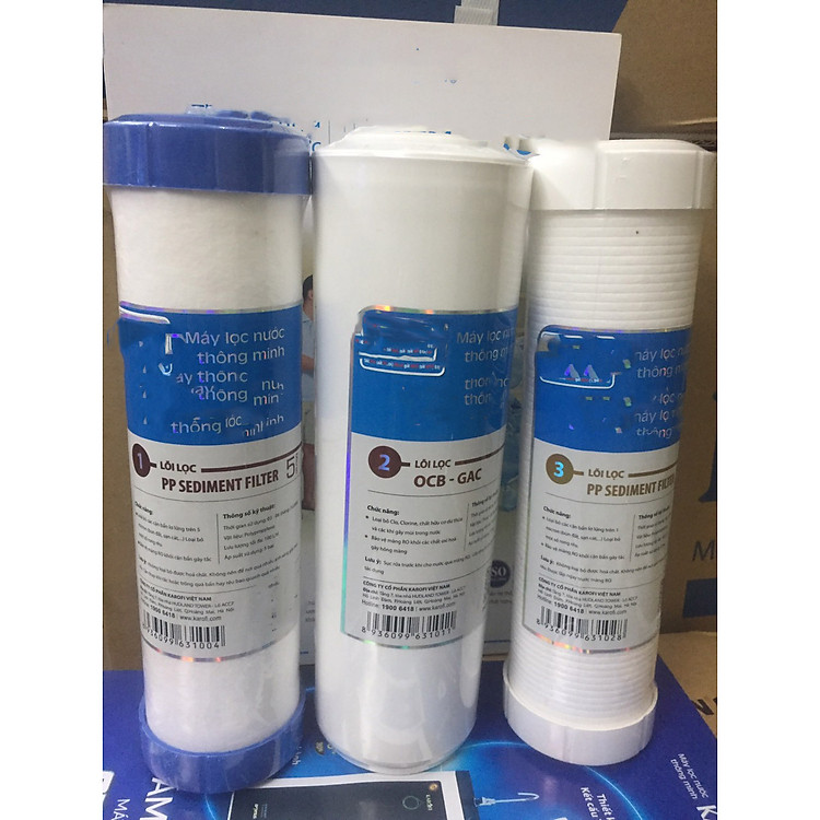 Bộ 3 lõi lọc nước