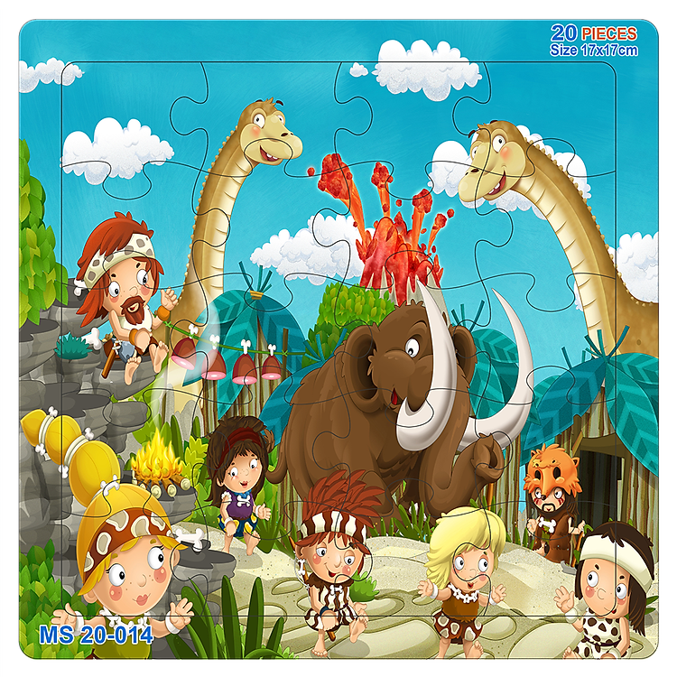 Bộ tranh xếp hình 20 mảnh cho bé Chính hãng Giá tốt - Hình ảnh 5