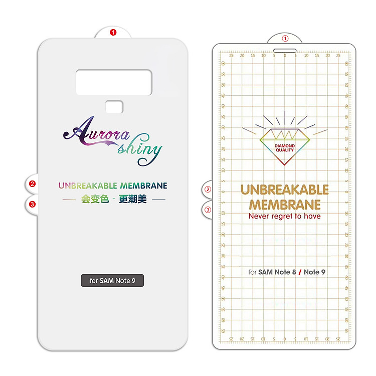 Combo dán PPF trước + sau Samsung Note 9- Handtown- Hàng chính hãng