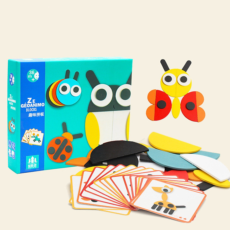 Bộ Tranh Ghép Hình Montessori Fun Board