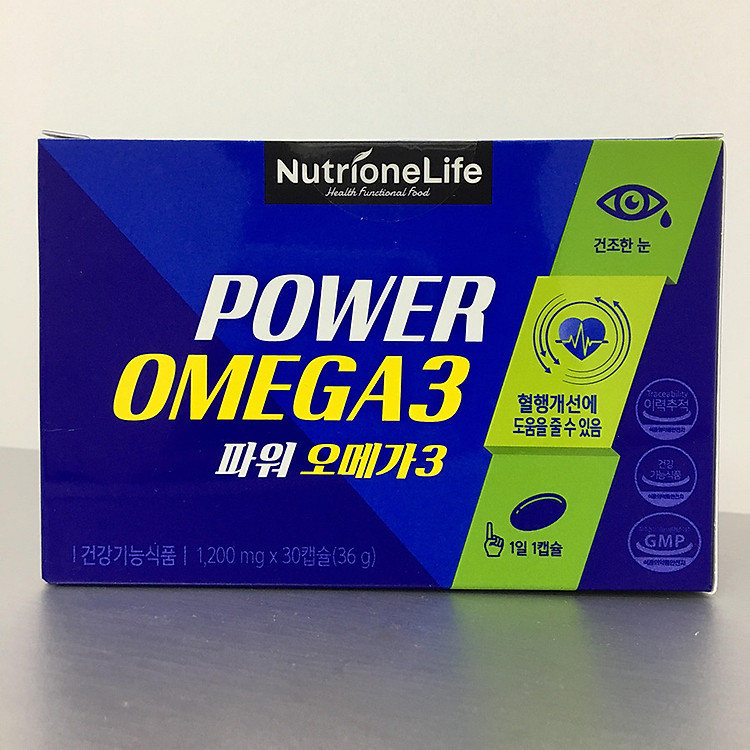 Thực phẩm chức năng Power Omega 3 - Viên uống tinh dầu cá Na Uy bổ sung DHA, EPA bổ mắt, cải thiện tuần hoàn máu