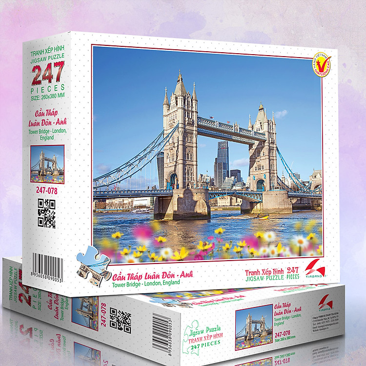 Mua tại Lazada: Tranh xếp hình Cầu Tháp Luân Đôn 247 mảnh Chính hãng Giá tốt