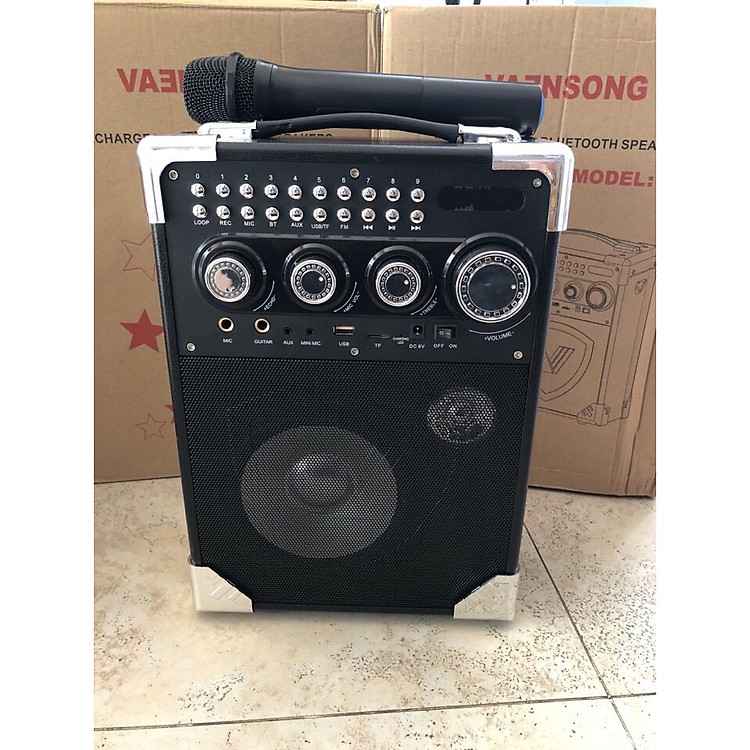 Loa Karaoke di động K66 kèm 1 micro không dây