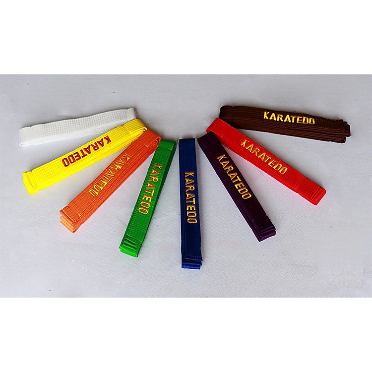 Đai karate thêu phong trào