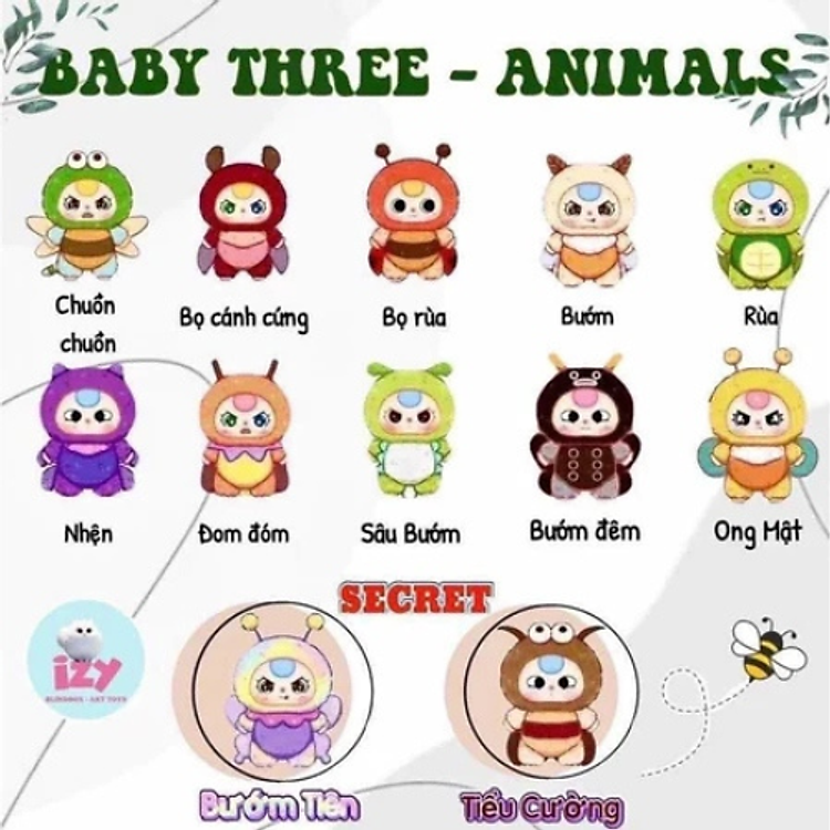 Bé Ba Côn Trùng Elf Series Vinyl Chính hãng Giá tốt - Hình ảnh 2