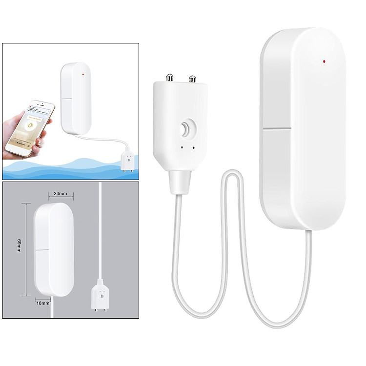 Smart Water Alarm Sensor Remote Monitor Kitchen Water Overflow Alerts Sensor