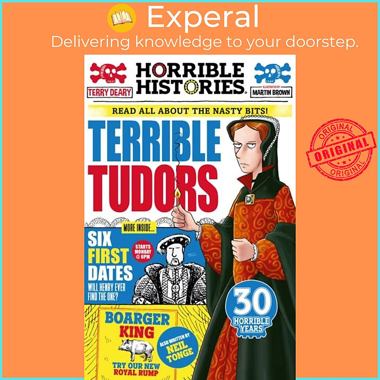 Sách - Terrible Tudors by Terry Deary (UK edition, paperback)