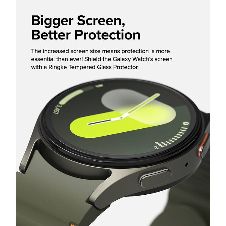 Kính Cường Lực có khung hỗ trợ dán Kai.N HD Dành Cho Samsung Galaxy Watch Ultra/ Galaxy Watch 7/ Galaxy Watch 8_ Hàng chính hãng