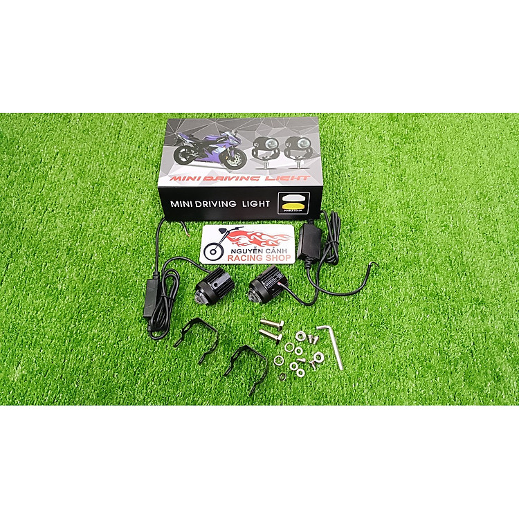 Cặp Đèn MINI DRIVING LIGHT đèn led trợ sáng dành cho xe máy