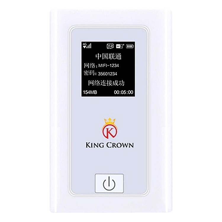 Bộ Phát Wifi Từ Sim 3G Hoặc 4G King Crwon MF965 (Trắng) - Hàng Nhập Khẩu