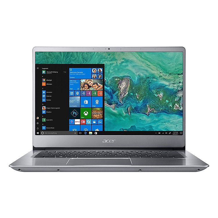 Laptop Acer Swift SF314-32-54-58KB NX.GXZSV.002 Core i5-8250U/Win10 (14 inch) (Silver) - Hàng Chính Hãng