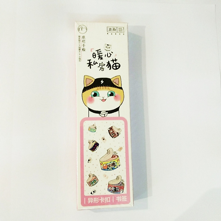 Bookmark đánh dấu sách hình mèo hộp 30 tấm