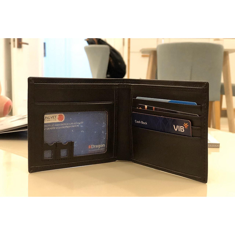 Ví Nam Da Bò Cao Cấp Size Lớn Bỏ Vừa BLX Cũ Màu Nâu Đen