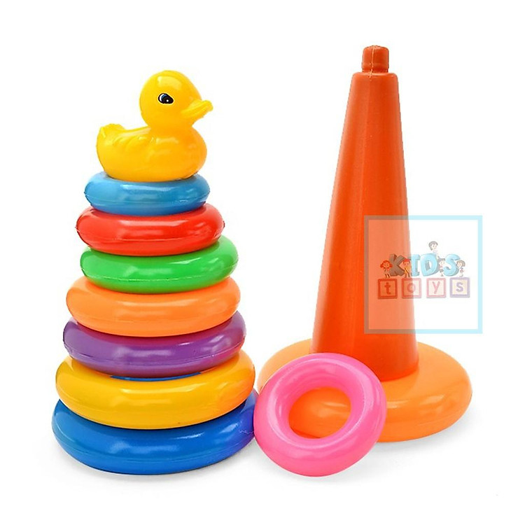 Mua Tháp cầu vồng xếp vịt cao cấp Chính hãng Ưu đãi - Hình ảnh 2