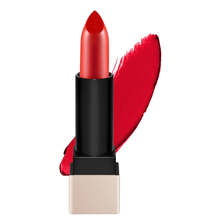 Son lì dưỡng ẩm lâu trôi Dr.Nuell Matt Lipstick Pure Red