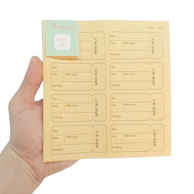 Bộ Nhãn Vở C (24 chiếc) - Ảnh 7